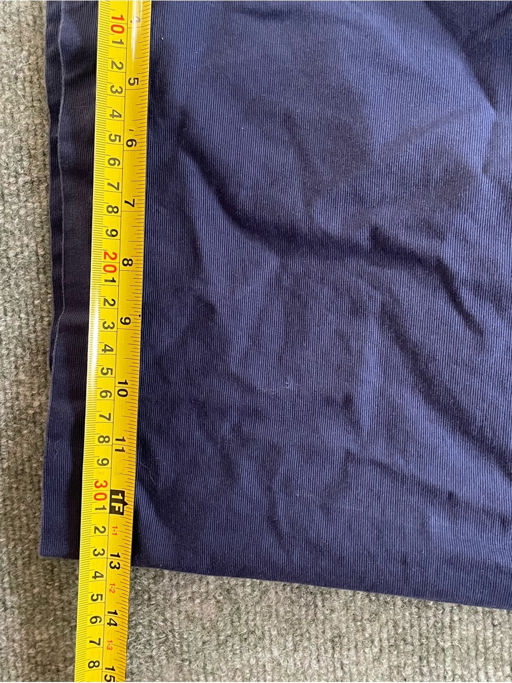 Men's Flat Front Navy‎ Blue Shorts - Lightweight Casual Wear - Picture 7 of 9